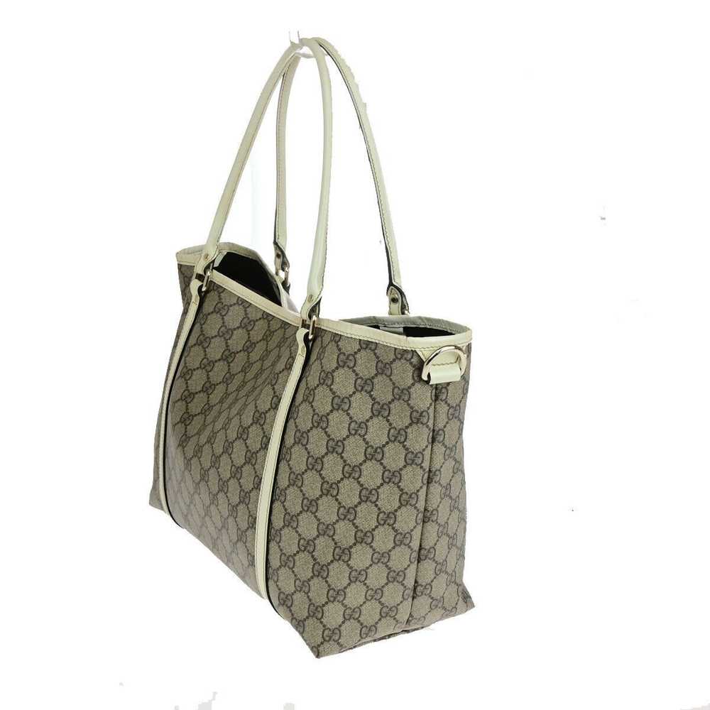 Gucci Gg Canvas Beige Canvas Tote Bag (Pre-Owned) - image 9