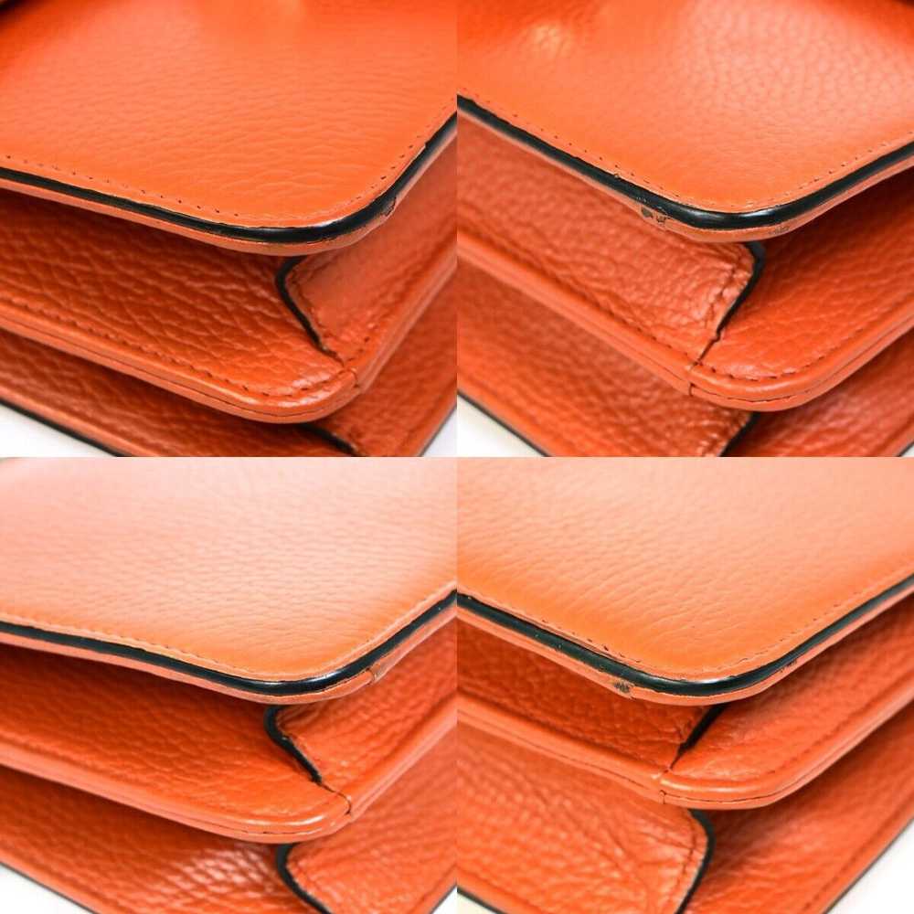 Gucci Interlocking G Orange Leather Shoulder Bag … - image 10