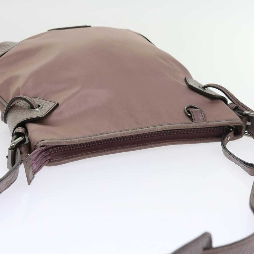 Burberry Purple Canvas Shoulder Bag (Pre-Owned) - image 4