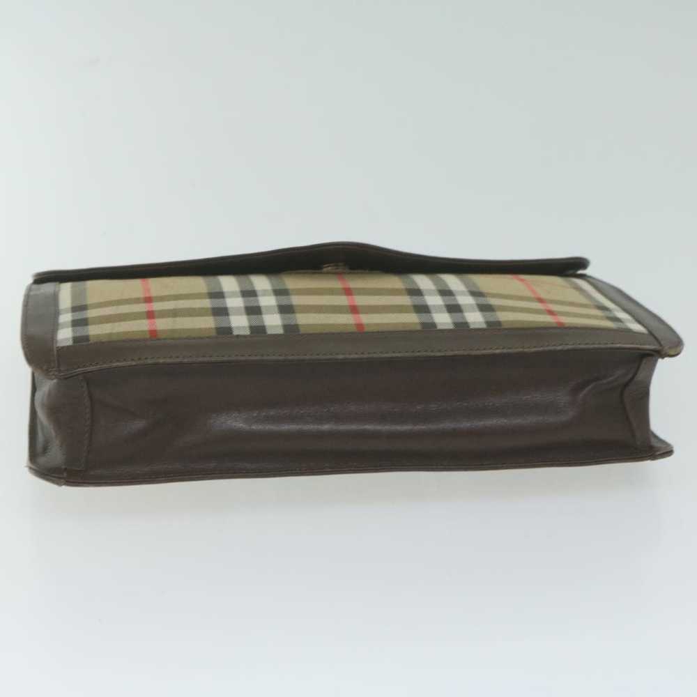 Burberry Nova Check Beige Synthetic Clutch Bag (P… - image 3