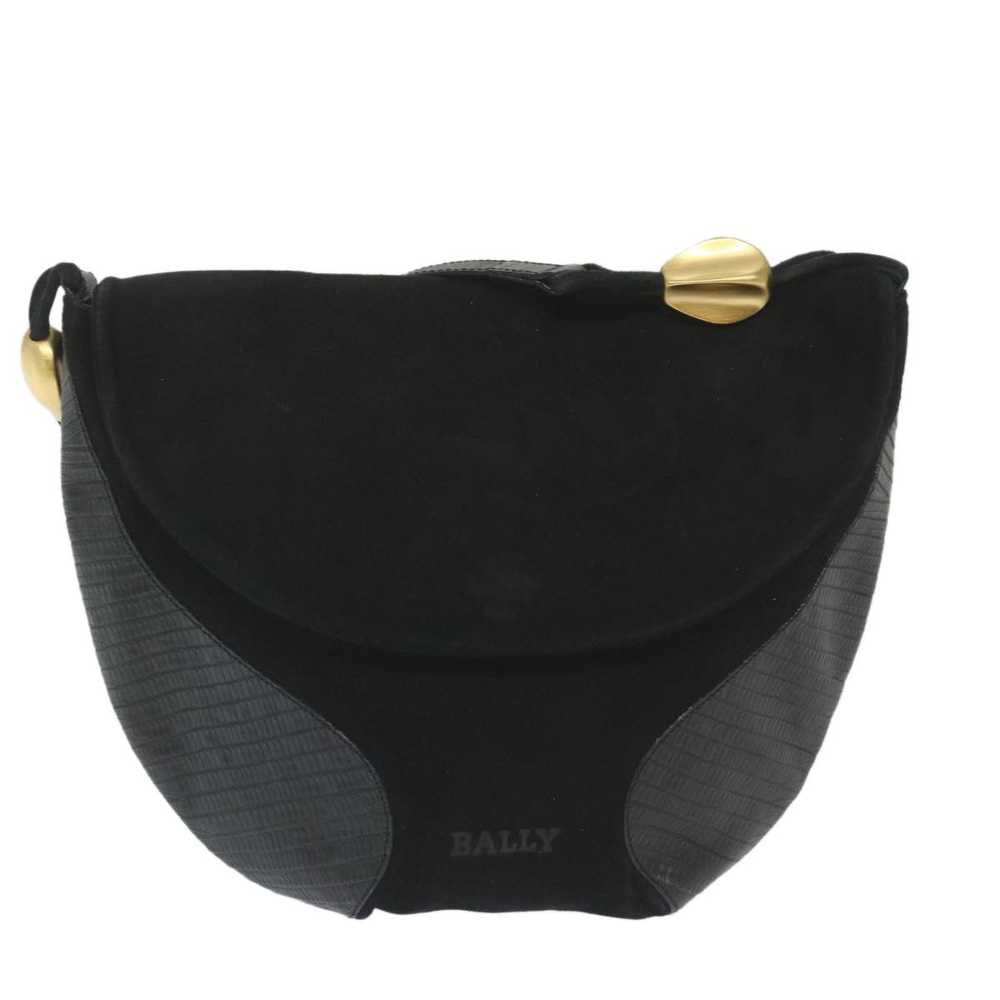 Bally Black Suede Shoulder Bag (Pre-Owned) - image 2