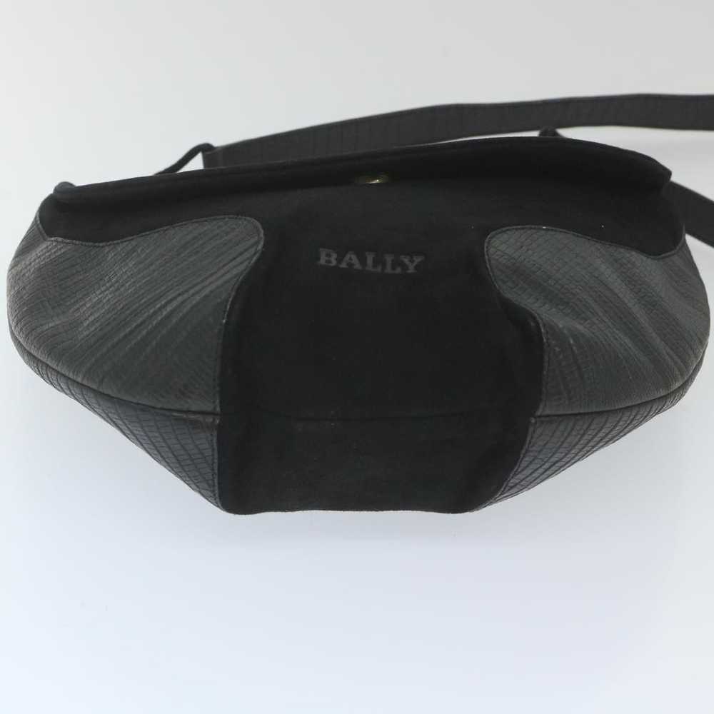 Bally Black Suede Shoulder Bag (Pre-Owned) - image 4