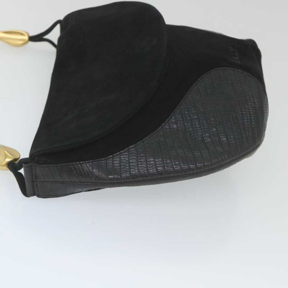 Bally Black Suede Shoulder Bag (Pre-Owned) - image 6