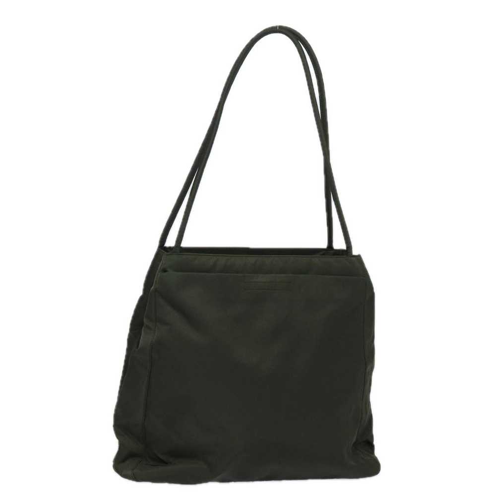 Prada Tessuto Khaki Synthetic Shoulder Bag (Pre-O… - image 1