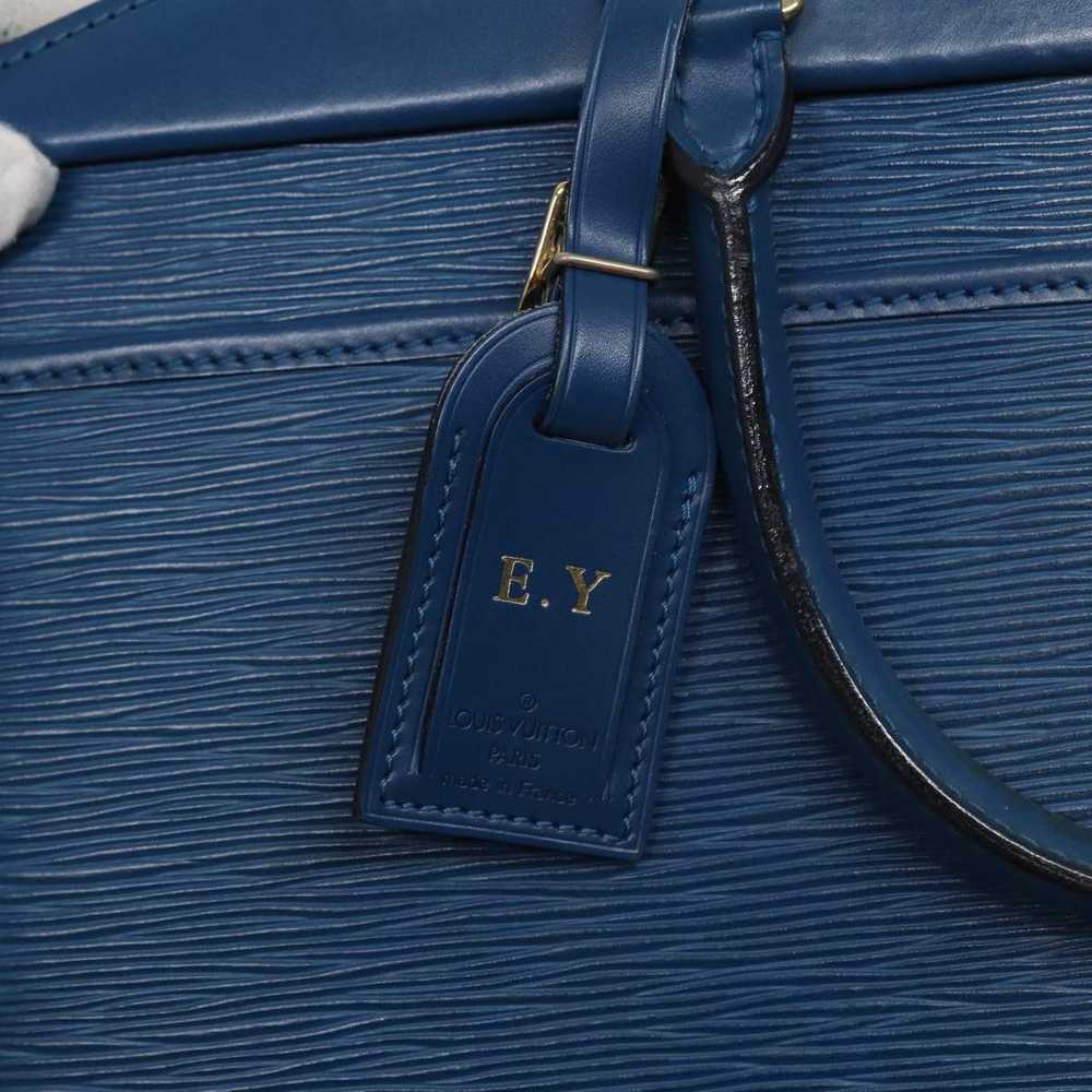 Louis Vuitton Riviera Blue Leather Handbag (Pre-O… - image 6