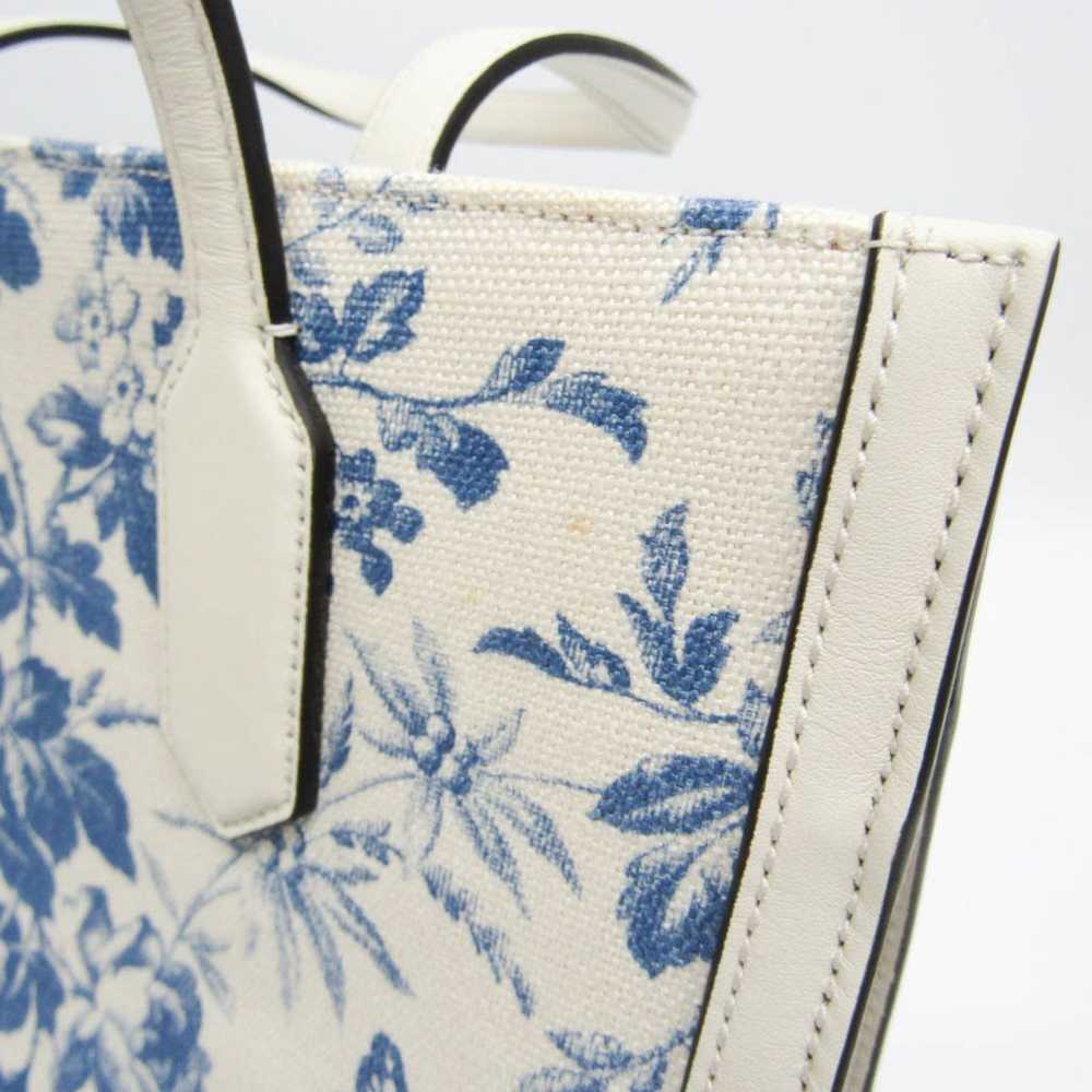 Gucci Herbarium Blue Canvas Tote Bag (Pre-Owned) - image 11