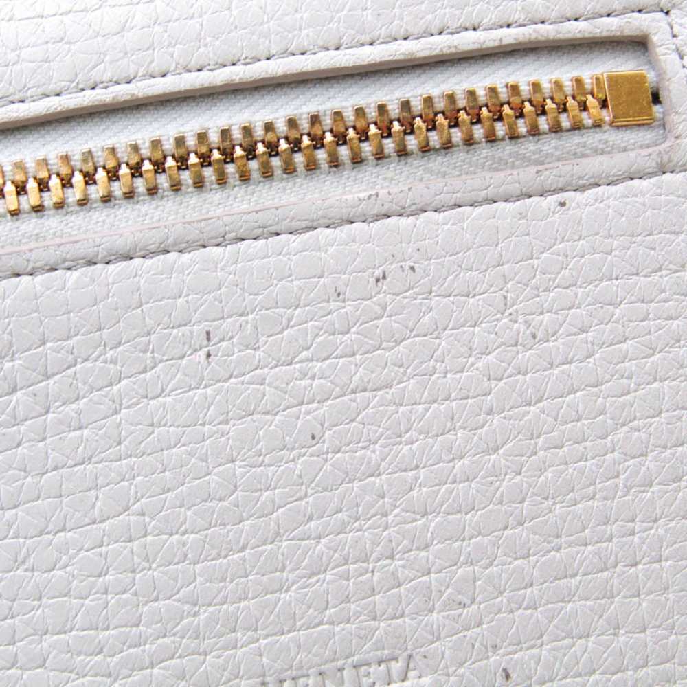 Bottega Veneta Palmerato White Leather Wallet (Pr… - image 9