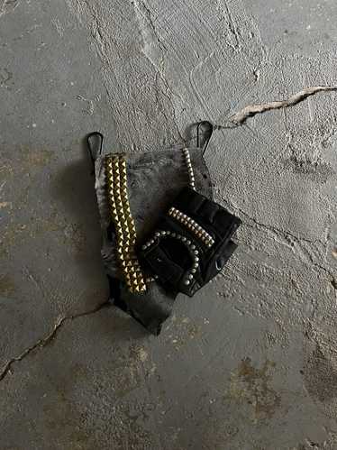 Yasuyuki Ishii Studded Glove & Studded Waist Bag S