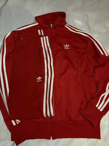 Adidas × Vintage Vintage Adidas Red Track suit