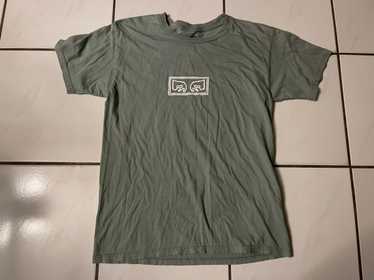 Obey Obey T Shirt Regular Fit Green Mens Size Med… - image 1