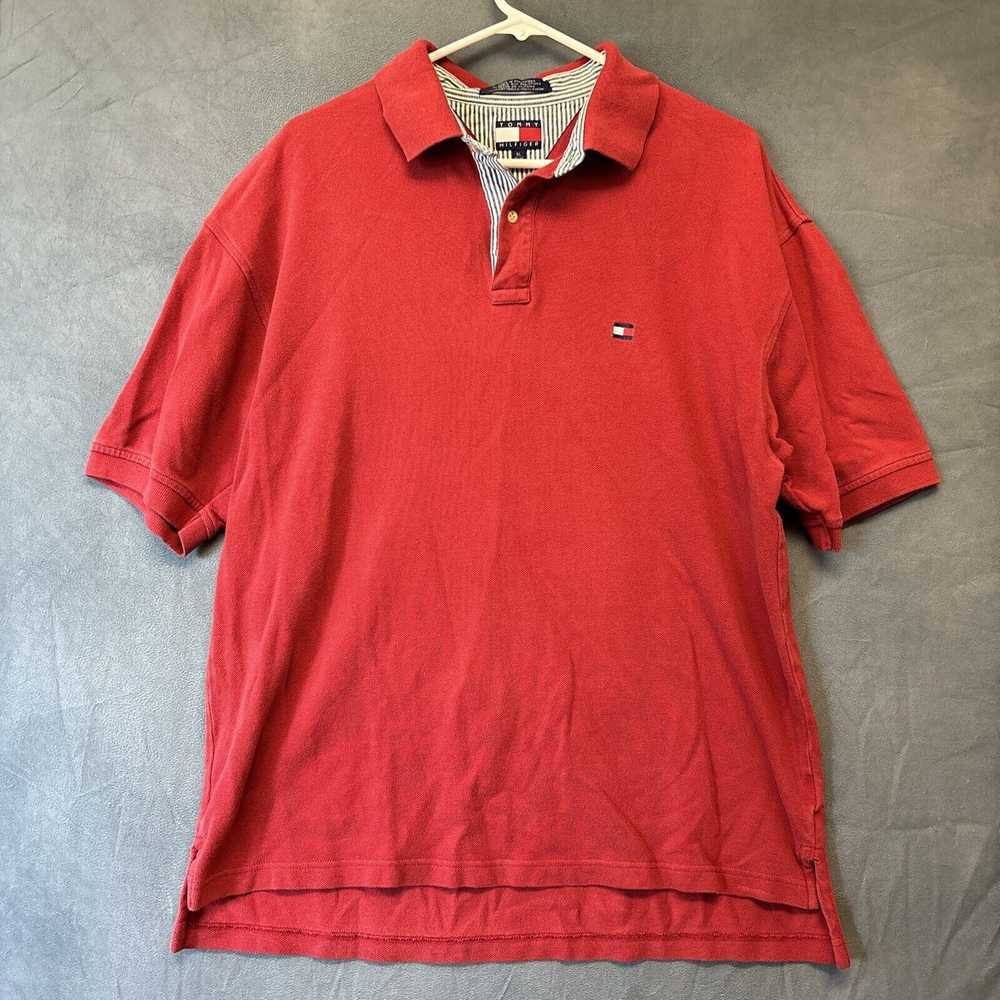 Tommy Hilfiger Vtg 90s Tommy Hilfiger Polo Shirt … - image 1