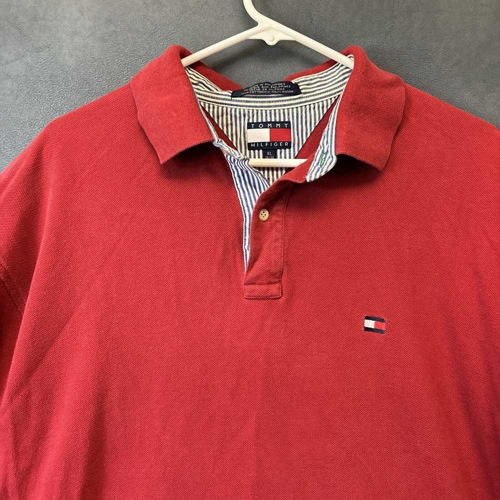 Tommy Hilfiger Vtg 90s Tommy Hilfiger Polo Shirt … - image 5