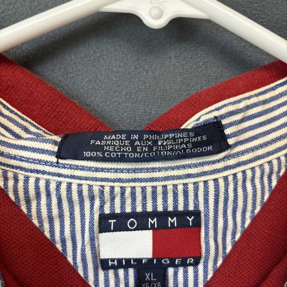 Tommy Hilfiger Vtg 90s Tommy Hilfiger Polo Shirt … - image 8