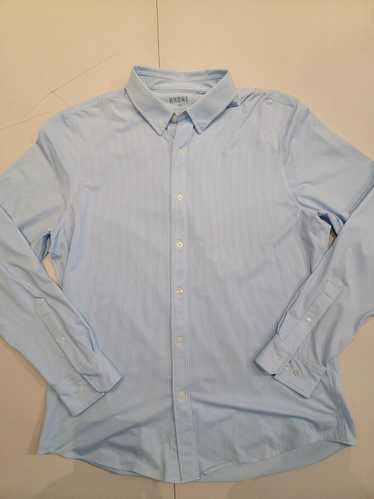 Rhone Rhone Button Up Long Sleeve Blue Dress Shirt