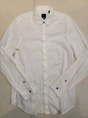 Armani Exchange Armani Exchange White Button Up De