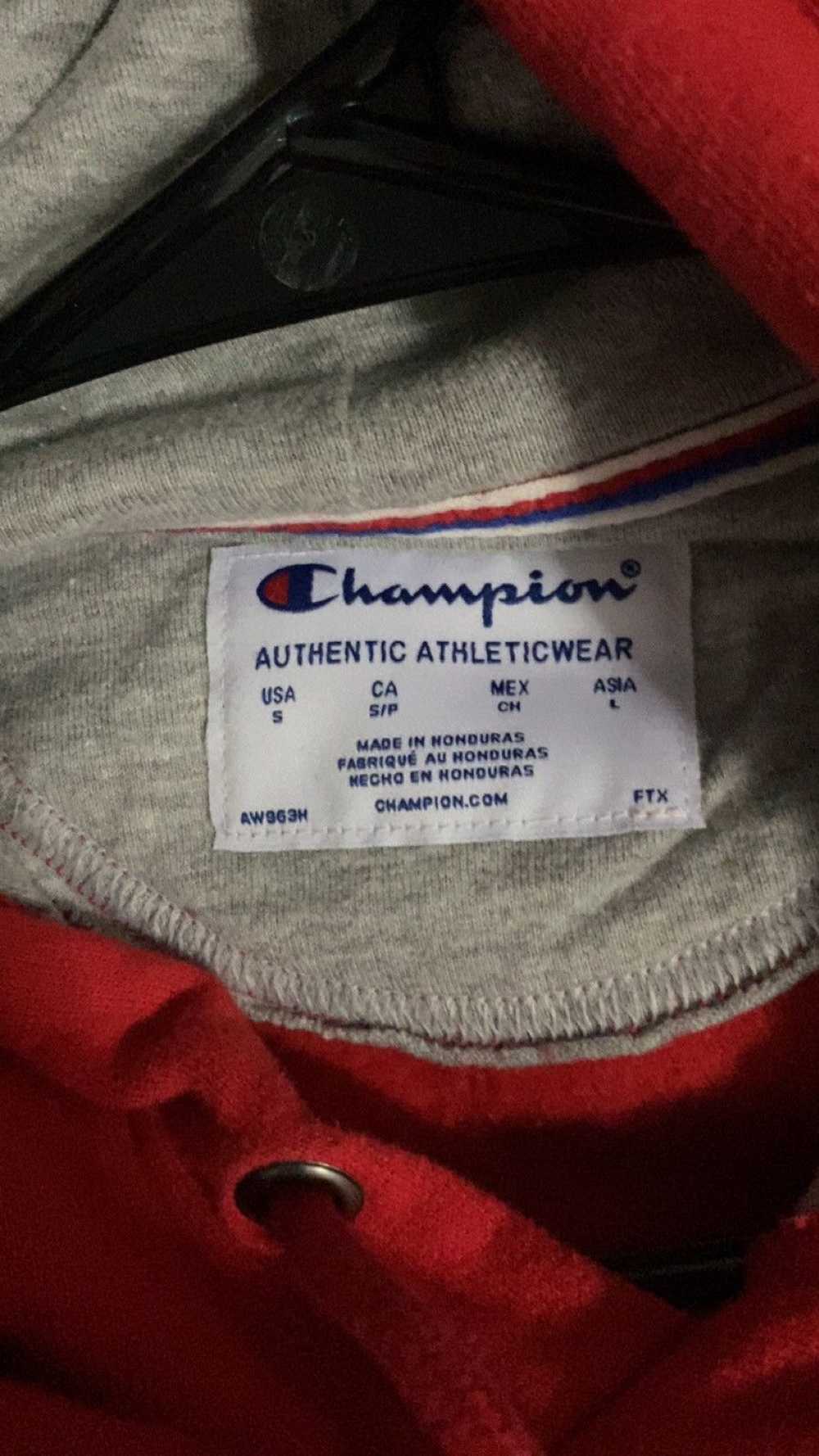 Champion Champion hoodie small red - image 3