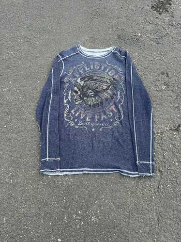 Affliction × Vintage Y2K Reversible Affliction Lon