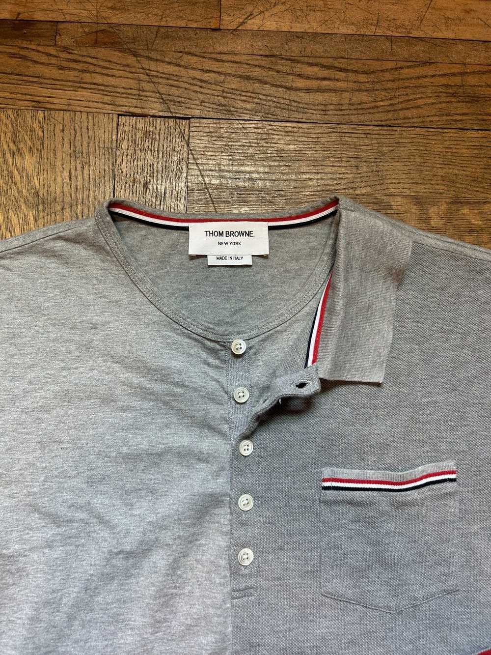 Thom Browne Sample Half Polo Tee - image 2