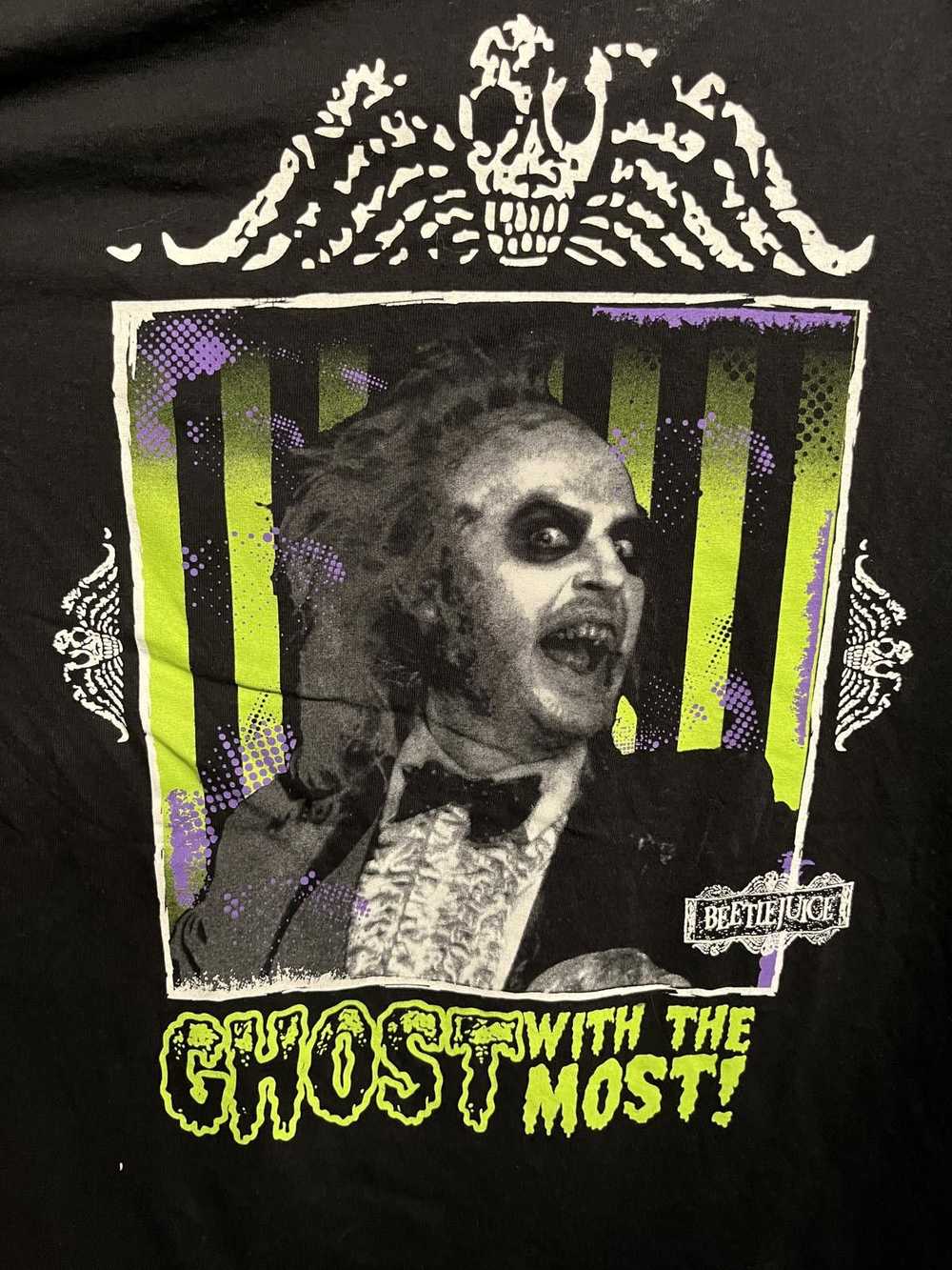 Designer Beetlejuice Movie T-shirt - Ghost With t… - image 5