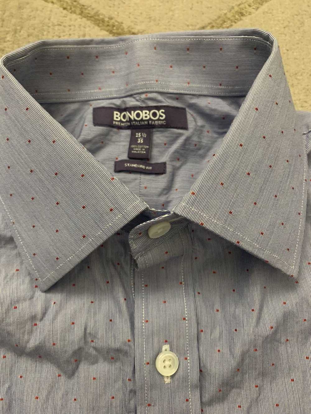 Bonobos Italian Standard Fit Dress Shirt Size 15.… - image 3