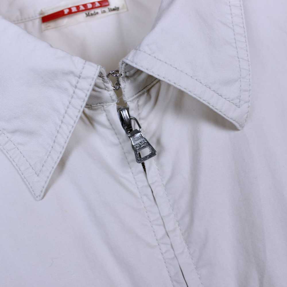 Prada × Vintage Prada shirt cotton nylon XS S cre… - image 6