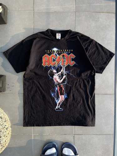 Ac/Dc × Rock Band × Vintage Vintage AC/DC Black T… - image 1