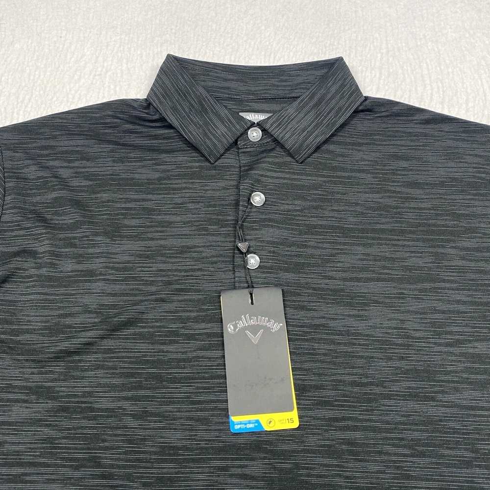 Callaway Callaway Polo Shirt Mens Medium Gray Sho… - image 2