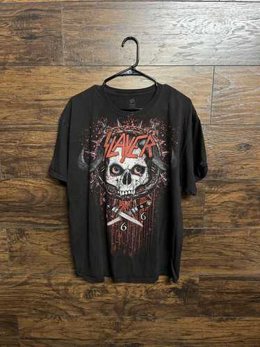 Designer Slayer Skull 666 T-shirt Tour New York Ci