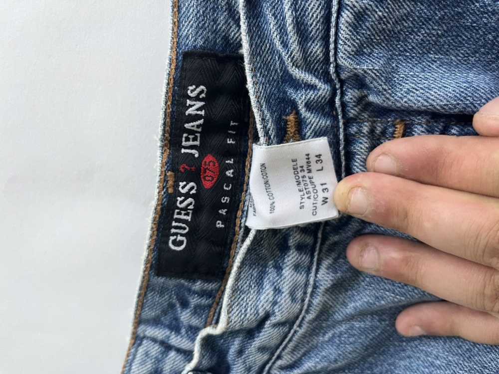 Guess × Vintage Vintage Guess Jeans Blue Denim St… - image 6