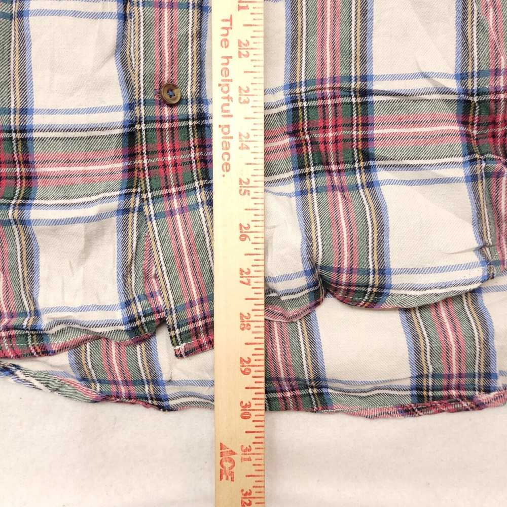 Izod IZOD Tartan Flannel Shirt Mens Size Extra La… - image 8