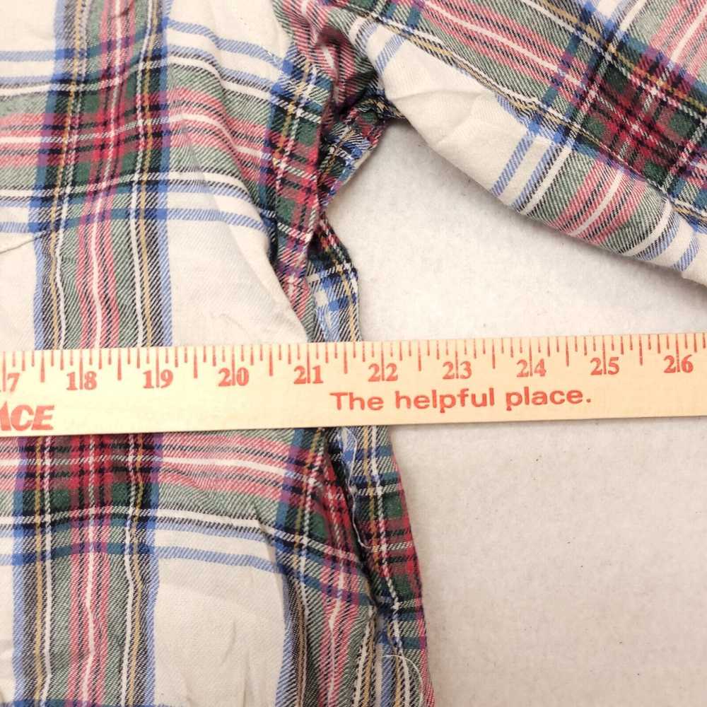 Izod IZOD Tartan Flannel Shirt Mens Size Extra La… - image 9