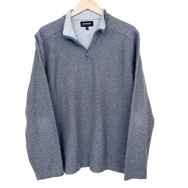 Bonobos Bonobos Gray Quarter Zip Sweater Sz L