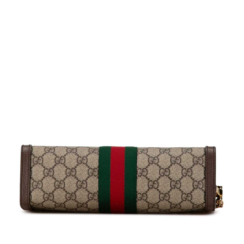 Brown Gucci Small GG Supreme Ophidia Crossbody - image 4