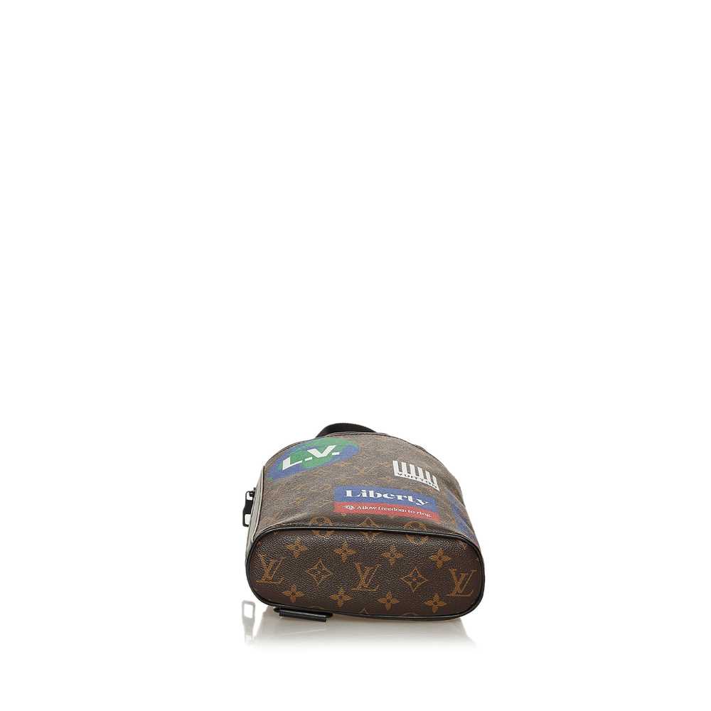 Brown Louis Vuitton Monogram Chalk Sling Bag Back… - image 4