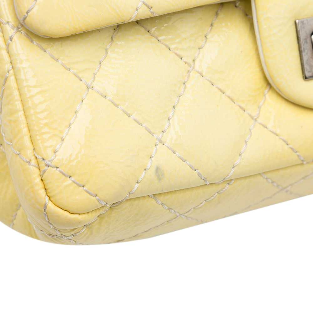 Yellow Chanel Mini Reissue Patent Flap Crossbody … - image 12