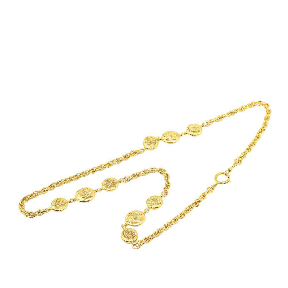 Gold Chanel Gold Plated Coco Mademoiselle Chain N… - image 1