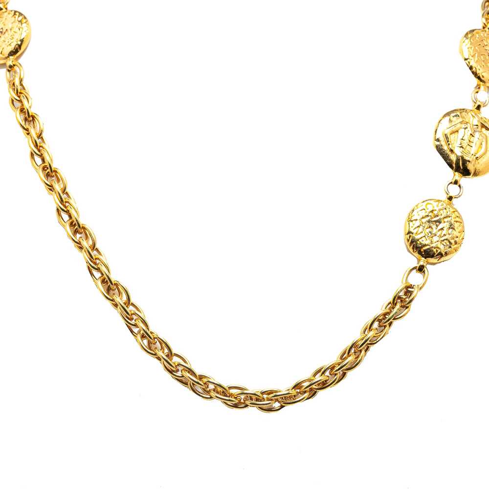 Gold Chanel Gold Plated Coco Mademoiselle Chain N… - image 2