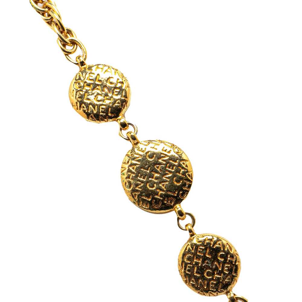 Gold Chanel Gold Plated Coco Mademoiselle Chain N… - image 4