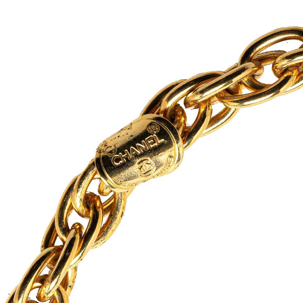 Gold Chanel Gold Plated Coco Mademoiselle Chain N… - image 7