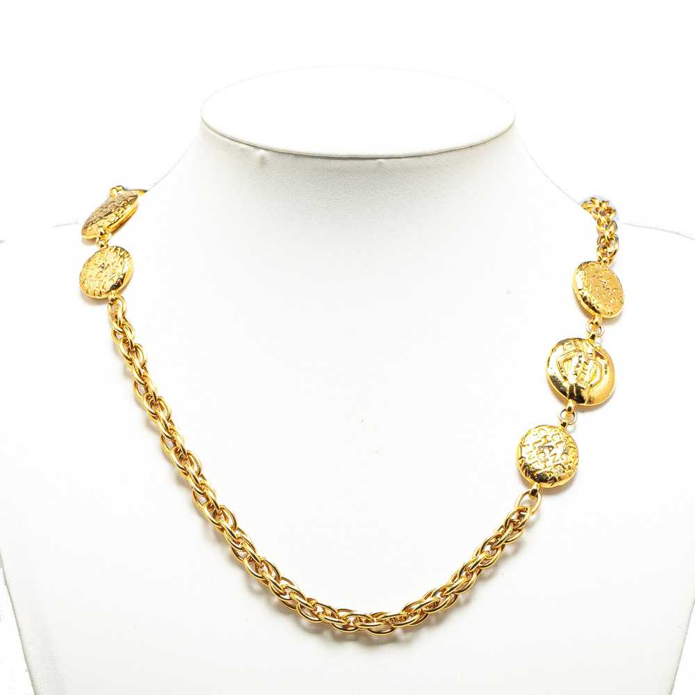 Gold Chanel Gold Plated Coco Mademoiselle Chain N… - image 8