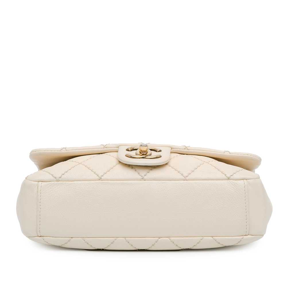 White Chanel Medium Calfskin Urban Day Flap Satch… - image 4