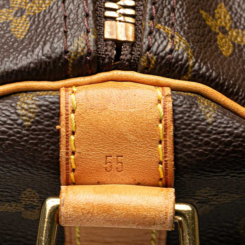 Brown Louis Vuitton Monogram Keepall Bandouliere … - image 10