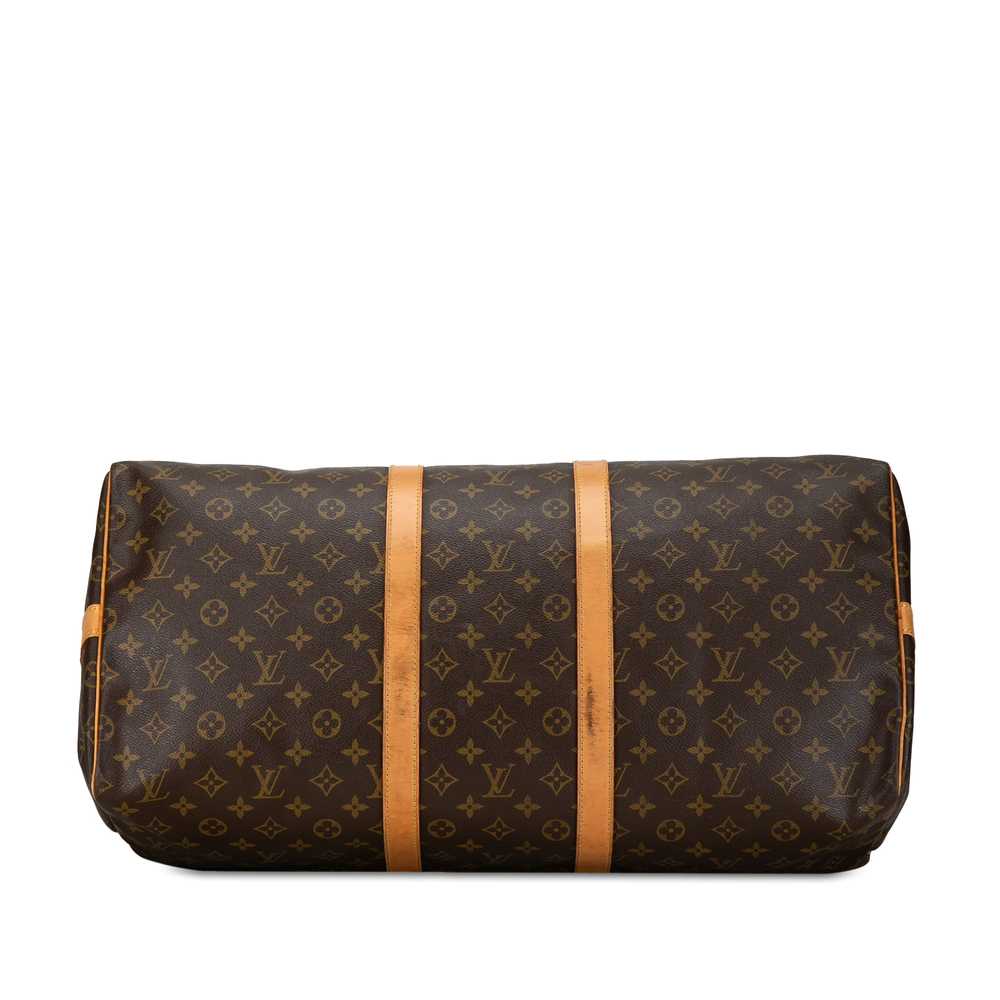 Brown Louis Vuitton Monogram Keepall Bandouliere … - image 4