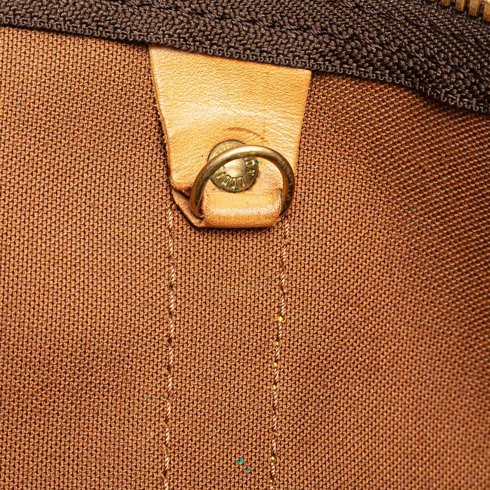 Brown Louis Vuitton Monogram Keepall Bandouliere … - image 7