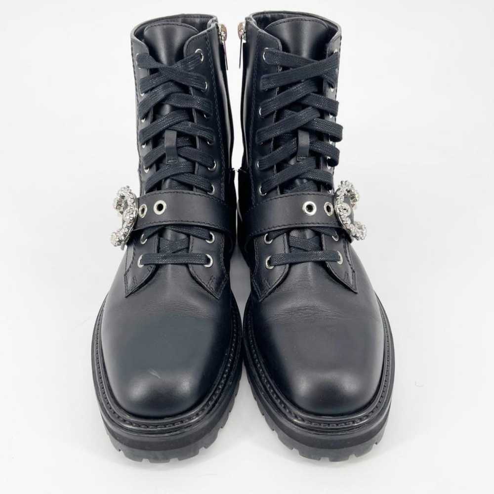 Jimmy Choo Leather biker boots - image 6