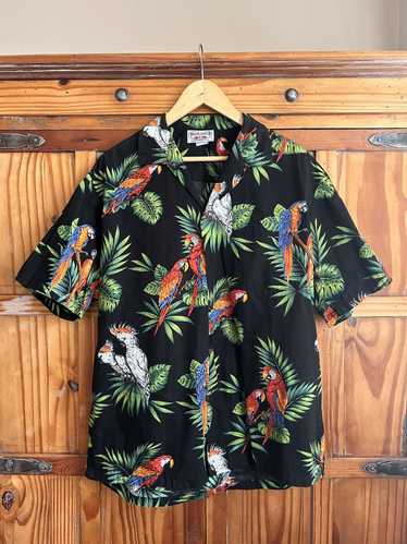 Hawaiian Shirt × Streetwear × Vintage 90’s Parrot 