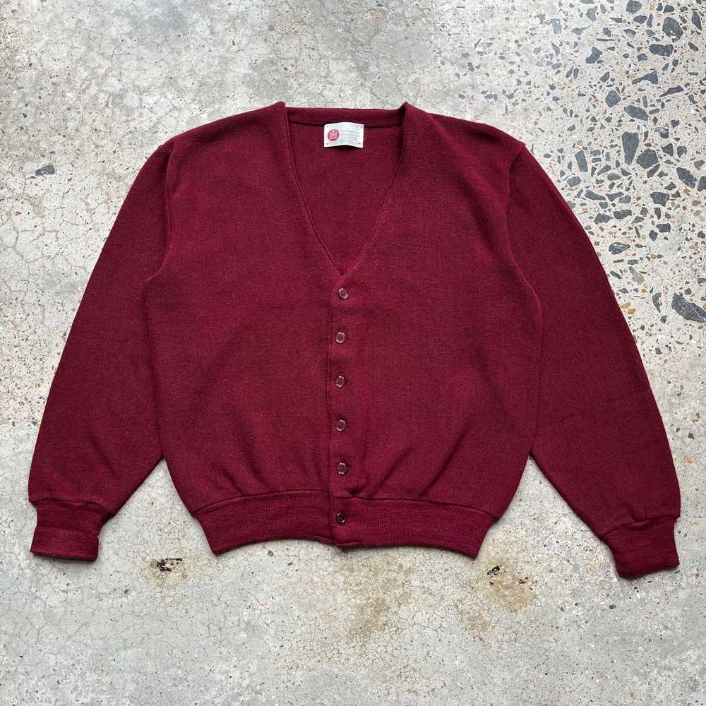 Cardigan × Sears × Vintage 80’s Sears Kings Road … - image 1