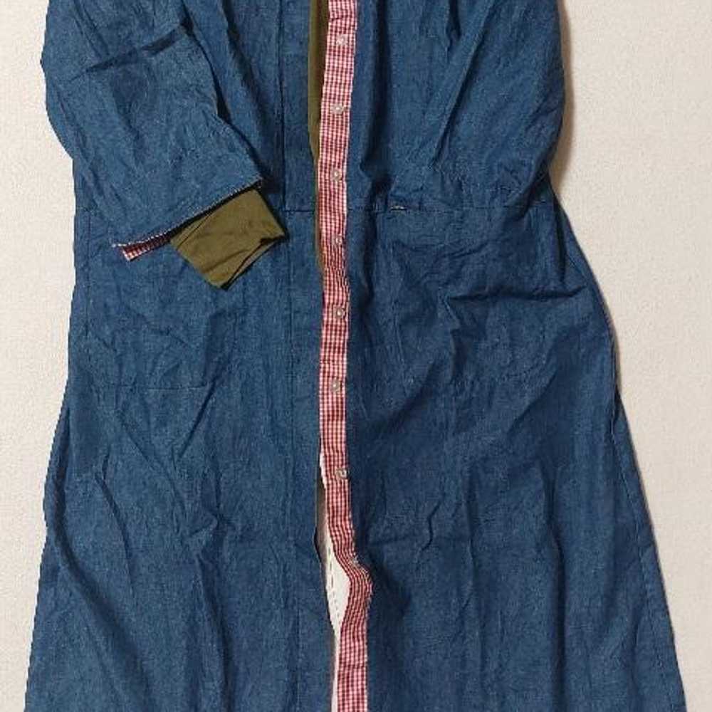 2Way Import Denim Shirt One-Piece Dress 5-7 Minut… - image 1