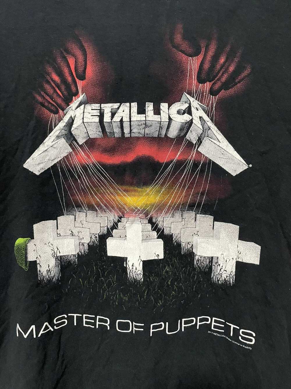 Band Tees × Metallica × Vintage Metallica Master … - image 4