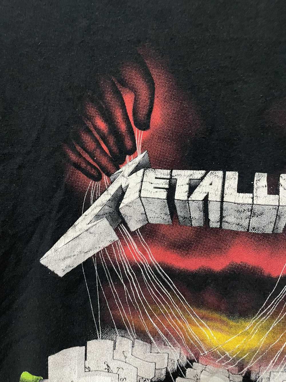 Band Tees × Metallica × Vintage Metallica Master … - image 5